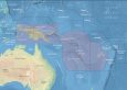 Physical Map of Melanesia