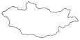 Mongolia Blank Map