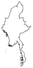 Myanmar Blank Map