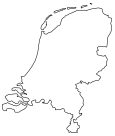 Netherlands Blank Map
