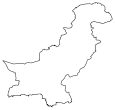 Pakistan Blank Map
