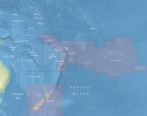 Polynesia Physical Map