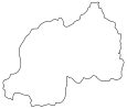 Rwanda Blank Map
