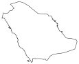 Saudi Arabia Blank Map