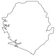 Sierra Leone Blank Map