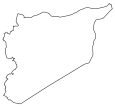 Syria Blank Map
