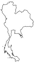 Thailand Blank Map