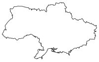 Ukraine Blank Map