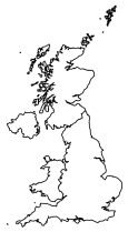 United Kingdom Blank Map