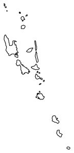 Vanuatu Outline Map
