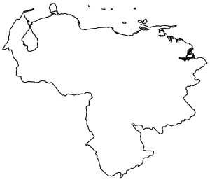 Venezuela Blank Map