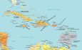 Detailed Map of Windward Islands