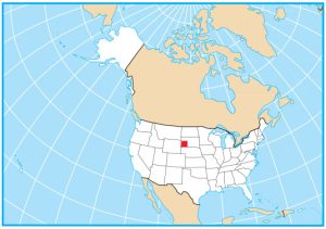 Badlands National Park US Map