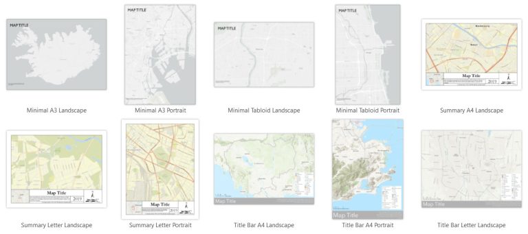 ArcGIS Templates