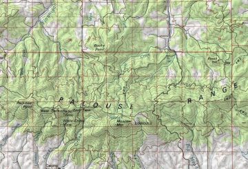 Topographic Relief Map