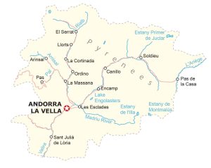 Andorra Map and Satellite Imagery