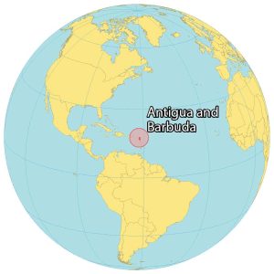 Antigua and Barbuda World Map