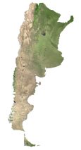 Argentina Satellite Map