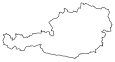 Austria Outline Map
