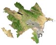 Azerbaijan Satellite Map