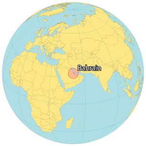 Bahrain World Map