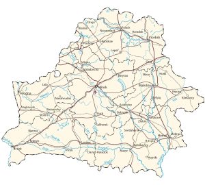 Belarus Map – Cities and Roads