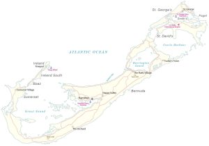 Bermuda Map and Satellite Imagery