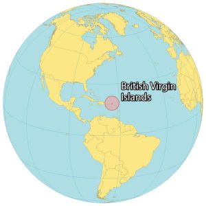 British Virgin Islands World Map
