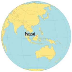 Brunei World Map