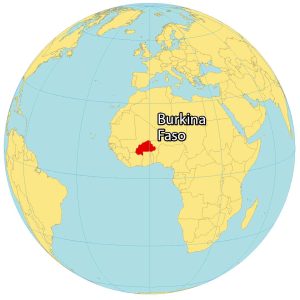 Burkina Faso World Map