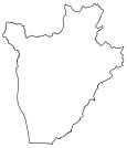 Burundi Blank Map