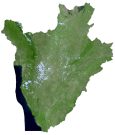 Burundi Satellite Map
