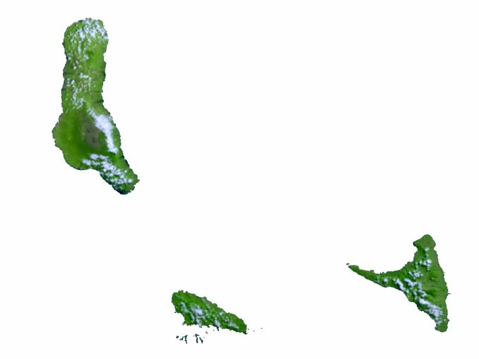 Comoros Satellite Map
