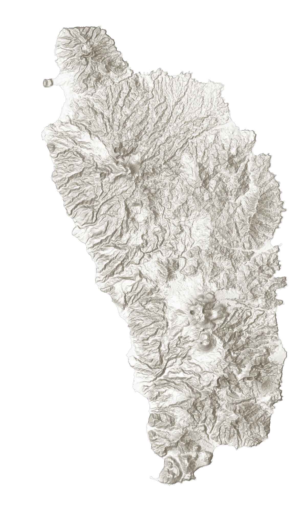 Dominica Elevation Map