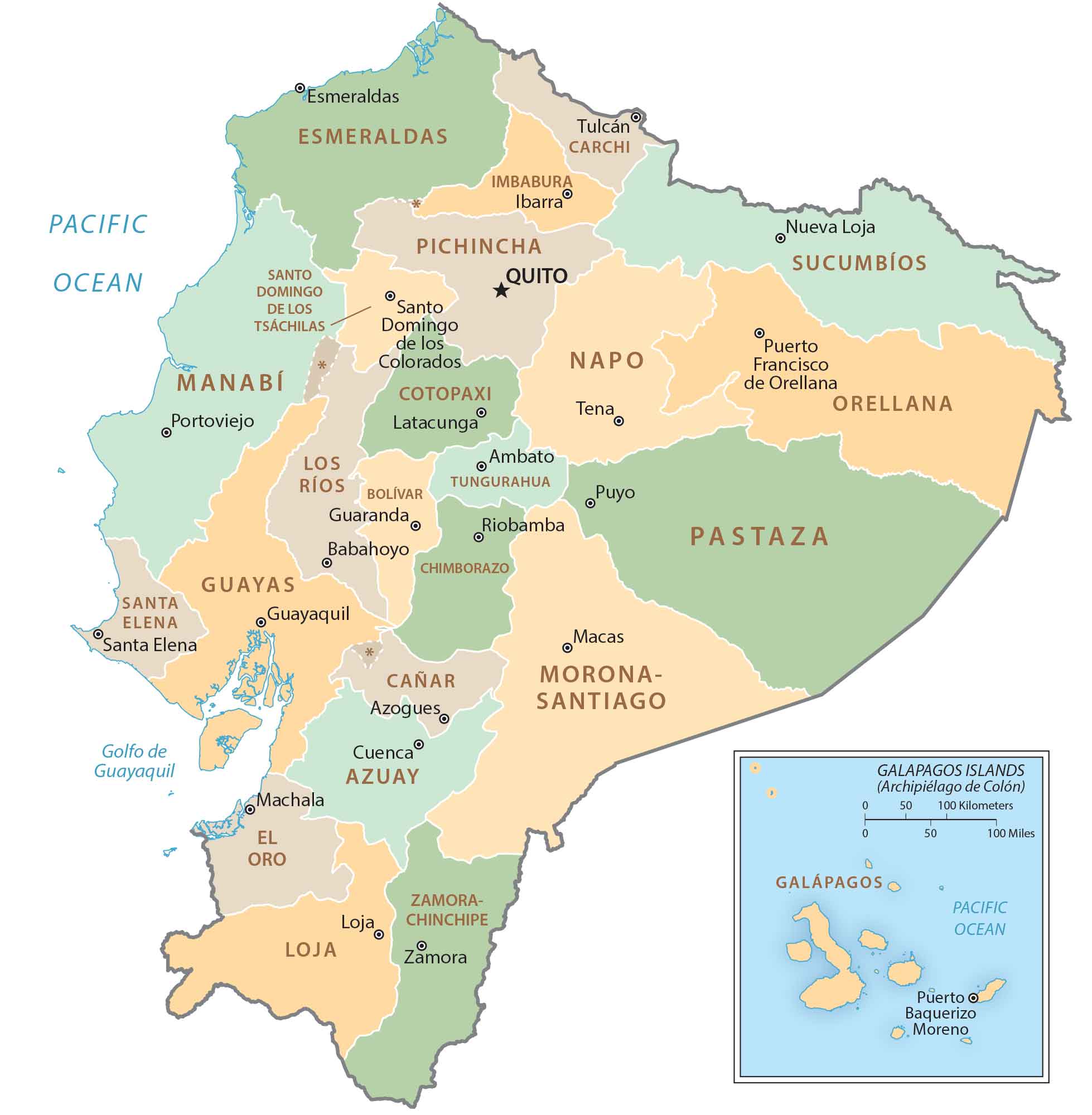 Ecuador Province Map