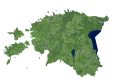 Estonia Satellite Map