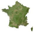 France Satellite Map