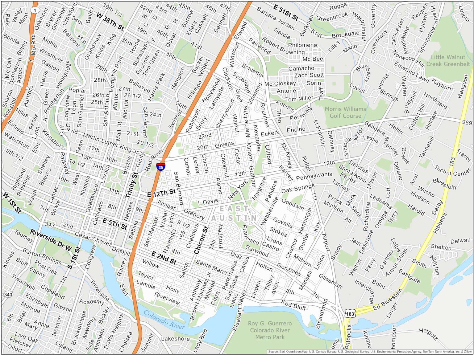 Austin Neighborhood Map - GIS Geography