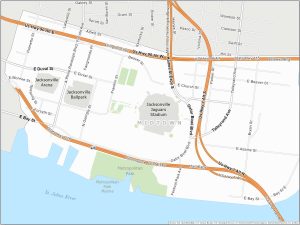 Jacksonville Midtown Map