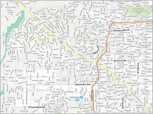 Phoenix Glendale Map