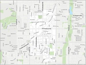 Phoenix Old Town Scottsdale Map
