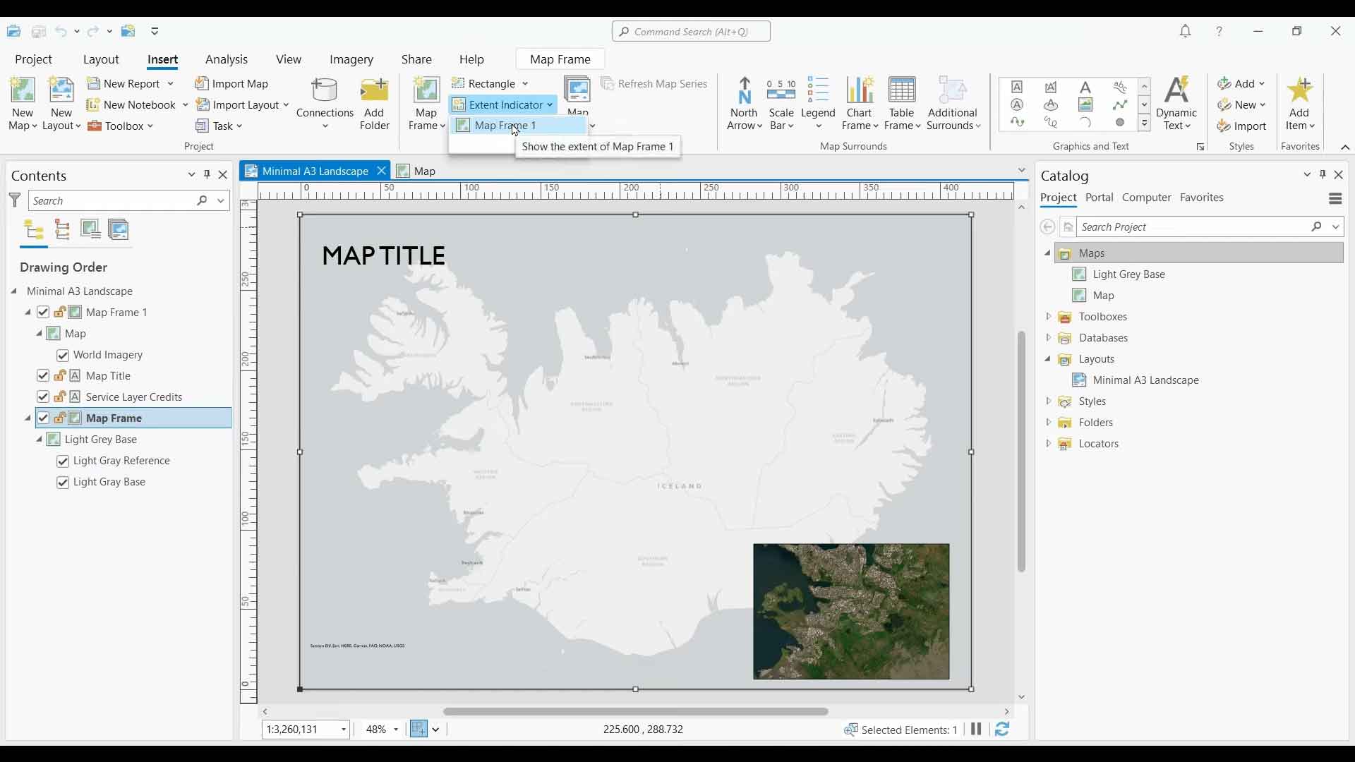 ArcGIS Pro Add Inset Map